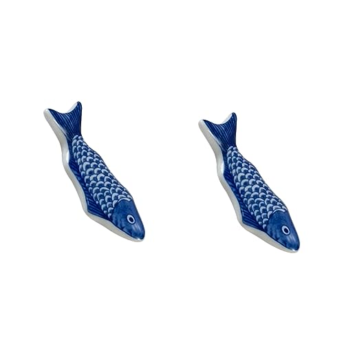 SHOWERORO 2stücke Essstäbchenhalter Aus Keramik Fisch-Design Kreative Essstäbchenablage Für Tisch Dekorativer Besteckständer Für Zuhause Für Jede Tischdekoration SHOWERORO 2stücke Essstäbchenhalter Aus Keramik Fisch-Design Kreative Essstäbchenablage Für Tisch Dekorativer Besteckständer Für Zuhause Für Jede Tischdekoration von SHOWERORO