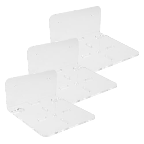 SHOWERORO 3 Stück Acryl Wandhalterung Klar für Sicherheitskameras Lautsprecher Babyphone Stabile Schwebende Wandregale Einfache Montage Modernes Design SHOWERORO 3 Stück Acryl Wandhalterung Klar für Sicherheitskameras Lautsprecher Babyphone Stabile Schwebende Wandregale Einfache Montage Modernes Design von SHOWERORO