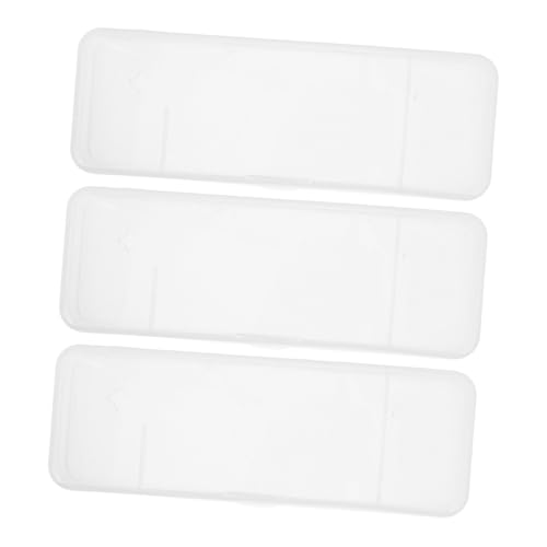 SHOWERORO 3 Stück Aufbewahrungsbox für Messerhalter Rasierstiftbehälter reise rasierer abdeckung Rasierständer Messer aus Kunststoff Rasierer sparer Rasierklingenhalter Plastik Transparent SHOWERORO 3 Stück Aufbewahrungsbox für Messerhalter Rasierstiftbehälter reise rasierer abdeckung Rasierständer Messer aus Kunststoff Rasierer sparer Rasierklingenhalter Plastik Transparent von SHOWERORO