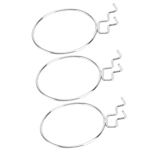 SHOWERORO 3 Stück Teiliges Rundes Metall Haken für Tassenaufhängung Rostfreier Edelstahl Vielseitig für Zuhause Büro Geschäft Einfache Montage Starke Tragkraft Silberfarben SHOWERORO 3 Stück Teiliges Rundes Metall Haken für Tassenaufhängung Rostfreier Edelstahl Vielseitig für Zuhause Büro Geschäft Einfache Montage Starke Tragkraft Silberfarben von SHOWERORO