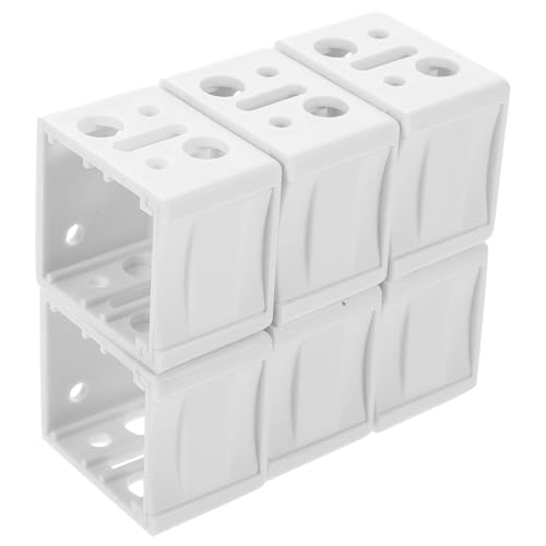 SHOWERORO 30 Stück Teiliges Mini Jalousie Halterung aus Robustem Abs Weiße Fensterrollo Halter für Einfache Montage oben Seitlich oder Hinten Platzsparend und Vielseitig Einsetzbar für von SHOWERORO