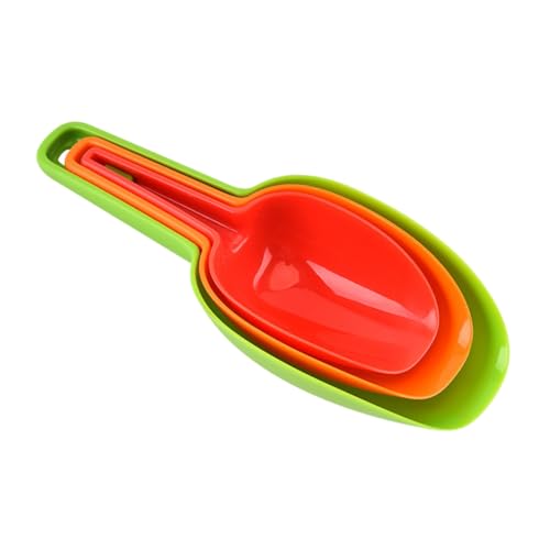 SHOWERORO 3St Eisschaufel ice cream scoop Eiscremeschaufel Mehlschaufel Bonbonschaufel Schaufel nützliche Schaufel nützliche Getreideschaufeln Eiswürfelschaufel Plastik Colorful von SHOWERORO