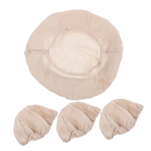 SHOWERORO 4 Stück Gärkörbchen-einlagen Für Brot Rund Elastisch Gärkörbchen Für Sauerteigbrot Leicht Zu Waschen Aufbewahrung Passend Für 30 Cm Runde Körbe SHOWERORO 4 Stück Gärkörbchen-einlagen Für Brot Rund Elastisch Gärkörbchen Für Sauerteigbrot Leicht Zu Waschen Aufbewahrung Passend Für 30 Cm Runde Körbe von SHOWERORO