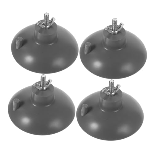 SHOWERORO 4 Stück Industrielle PVC Saugnapffüße für Pommes Frites Fritteusen Stabile Rutschfeste Fixatoren für French Fry Cutter und Grinder Arbeitsstationen von SHOWERORO