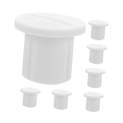 SHOWERORO 7 Stück Teiliges Toilettensitz Schrauben für Stabilität für Töpfchentrainer Robustem Kunststoff Installieren Passend für Gängige Toilettensitze SHOWERORO 7 Stück Teiliges Toilettensitz Schrauben für Stabilität für Töpfchentrainer Robustem Kunststoff Installieren Passend für Gängige Toilettensitze von SHOWERORO