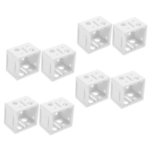 SHOWERORO 8 Stück Teiliges Jalousie Halterungen aus Kompakte Leichte Fensterjalousien Montagehalter für Innen Außenbefestigung Robuste Klemmhalter für Mini Jalousien von SHOWERORO