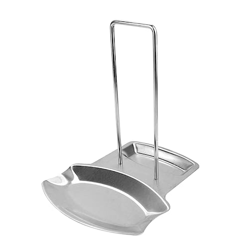 SHOWERORO Deckel Und Löffelablage Edelstahl Für Pfannen Töpfe Ständer Herd-organizer Aufbewahrung Suppenlöffelhalter Platzsparer Kochen von SHOWERORO