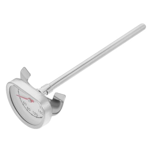 SHOWERORO Edelstahl Frittierthermometer mit Stabilem Stand Präzise Öl Fleischtemperaturmessung für Küche Braten Backen Geeignet von SHOWERORO