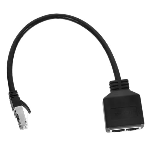 SHOWERORO Ethernet Splitter zu Netzwerkadapter LAN Kabel Hochgeschwindigkeitsverlängerung Werkzeugloser Stecker Zwei Anschlüsse Kompatibel für Heim Büro und Kleine Unternehmen SHOWERORO Ethernet Splitter zu Netzwerkadapter LAN Kabel Hochgeschwindigkeitsverlängerung Werkzeugloser Stecker Zwei Anschlüsse Kompatibel für Heim Büro und Kleine Unternehmen von SHOWERORO