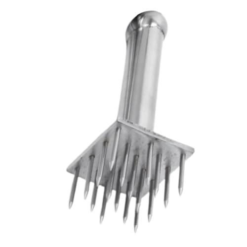 SHOWERORO Fleischklopfer Hammer Edelstahl Nadel Werkzeug für Steak Huhn Fisch SHOWERORO Fleischklopfer Hammer Edelstahl Nadel Werkzeug für Steak Huhn Fisch von SHOWERORO