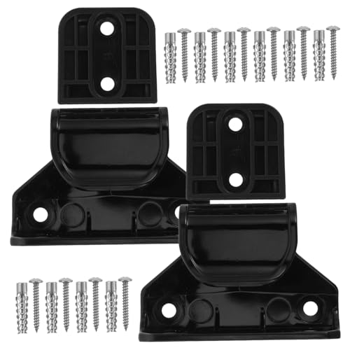 SHOWERORO Haustier türschutz Zubehör Set aus Robustem Schwarzem mit Halterungen Schrauben und Erweiterung für Katzen und Hunde Einziehbar Langlebig und Vielseitig für Sichere Innenbereiche von SHOWERORO