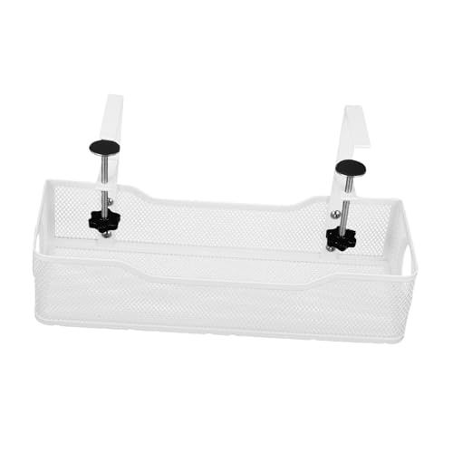 SHOWERORO Kabelmanagement Halterung unter Schreibtisch Verstellbar Kabelkorb aus Kompakt und Platzsparend für Kabel Adapter und Steckdosen Einfache Montage ohne Bohren für Büro und Zuhause SHOWERORO Kabelmanagement Halterung unter Schreibtisch Verstellbar Kabelkorb aus Kompakt und Platzsparend für Kabel Adapter und Steckdosen Einfache Montage ohne Bohren für Büro und Zuhause von SHOWERORO