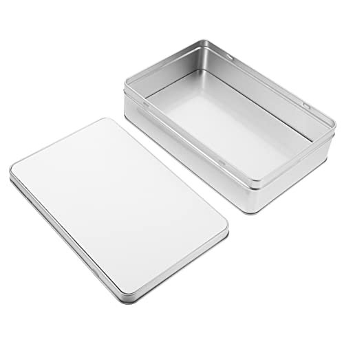 SHOWERORO Leere Süßigkeitenbox – Snackbox-fächer Für Party-leckereien – Sublimations-blechdose Mit Deckel Aufbewahrungsbehälter Für Süßigkeiten Aus Metall Rechteckige Blechdose Für von SHOWERORO