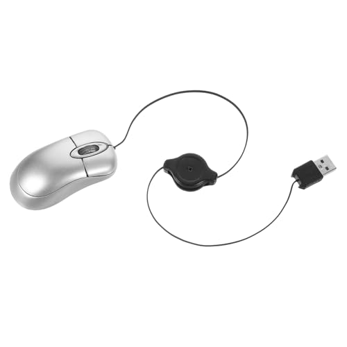 SHOWERORO Mini Compact Optische Maus Mit Einziehbarem Kabel Für Pc Und Notebooks Plug and Play Funktion Für Bequemlichkeit in Beiden Händen SHOWERORO Mini Compact Optische Maus Mit Einziehbarem Kabel Für Pc Und Notebooks Plug and Play Funktion Für Bequemlichkeit in Beiden Händen von SHOWERORO