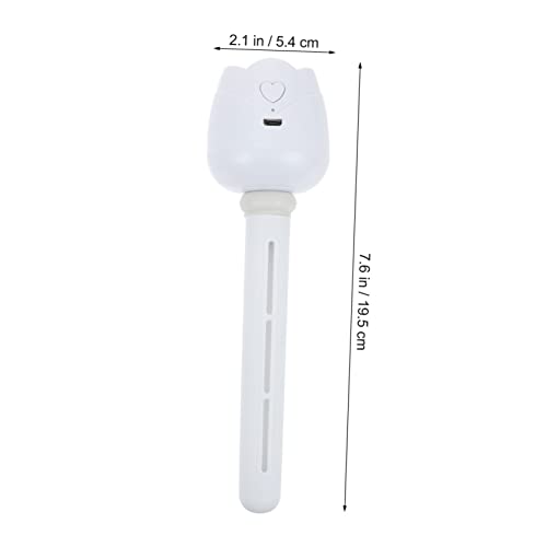 SHOWERORO Mini USB Luftbefeuchter Tragbar für Auto und Reise Kühler Nebel Wasserflaschen Diffusor Dekorativer Personalisierter Raumbefeuchter für Zuhause und Büro Weiß von SHOWERORO