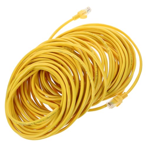 SHOWERORO Netzwerkkabel Gelb Hochgeschwindigkeits Lan Patchkabel für Router Computer Heimnetzwerk Stabile Verbindung Flexible Nutzung SHOWERORO Netzwerkkabel Gelb Hochgeschwindigkeits Lan Patchkabel für Router Computer Heimnetzwerk Stabile Verbindung Flexible Nutzung von SHOWERORO