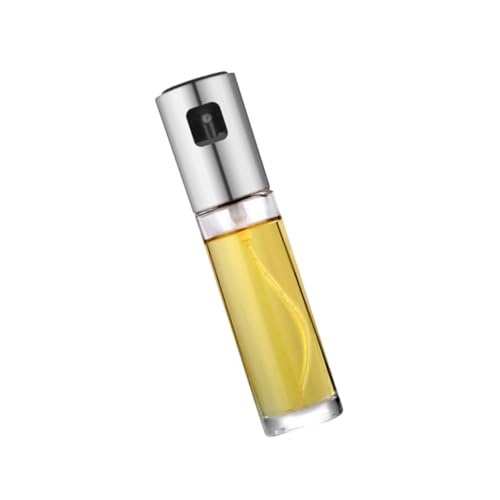SHOWERORO Ölsprühflasche Aus Edelstahl Transparent Für Essigspray Küchengerät Als Grillsprüher Grillwerkzeug Grillzubehör Silber von SHOWERORO