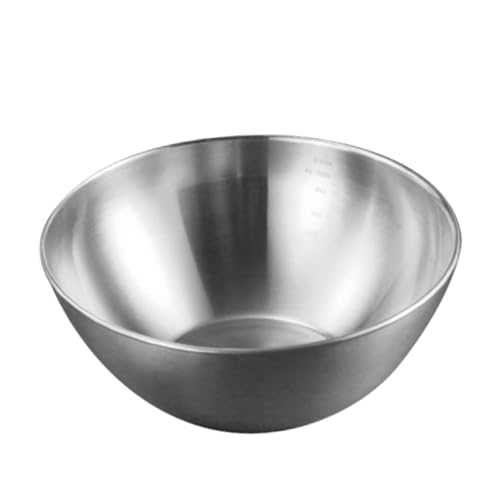 SHOWERORO Edelstahl Rührschüssel Multifunktionale Küchenschüssel Robuste Und Praktische Salatschüssel Für Gemüse Und Obst Leicht Zu Reinigen Lagern Modernes Design Für Alltag SHOWERORO Edelstahl Rührschüssel Multifunktionale Küchenschüssel Robuste Und Praktische Salatschüssel Für Gemüse Und Obst Leicht Zu Reinigen Lagern Modernes Design Für Alltag von SHOWERORO