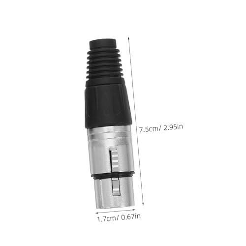 SHOWERORO Pin Male Female Lötkabel Mikrofonstecker für Studio Bühnenaufnahme Live Sound Bühnenausrüstung SHOWERORO Pin Male Female Lötkabel Mikrofonstecker für Studio Bühnenaufnahme Live Sound Bühnenausrüstung von SHOWERORO