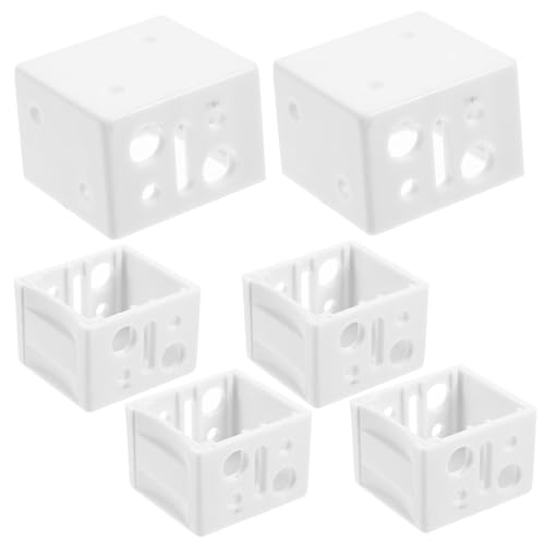 SHOWERORO Teiliges Weiße Jalousienhalterung Abs Fensterjalousien Montagehalterung Kopfprofil Halterung Ersatz für Fensterrollos Einfache Installation Hohe Stabilität von SHOWERORO