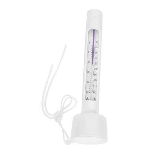 SHOWERORO Tragbares Reptilien Thermometer Weiß Schwimmendes Wasserthermometer für Pool und Aquarium Kompaktes Langlebiges Thermometer mit Klarem Display zur Genauen Temperaturmessung SHOWERORO Tragbares Reptilien Thermometer Weiß Schwimmendes Wasserthermometer für Pool und Aquarium Kompaktes Langlebiges Thermometer mit Klarem Display zur Genauen Temperaturmessung von SHOWERORO