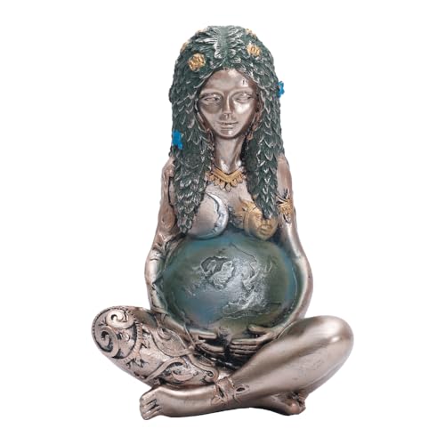 SHOWFEICAT Göttin Statue, Gaia Statue Mutter Erde Natur Mond Statuen, Harz Hexe Spirituelle Figur Home Room Decor Garten Dekoration Erde Tag Dekoration SHOWFEICAT Göttin Statue, Gaia Statue Mutter Erde Natur Mond Statuen, Harz Hexe Spirituelle Figur Home Room Decor Garten Dekoration Erde Tag Dekoration von SHOWFEICAT