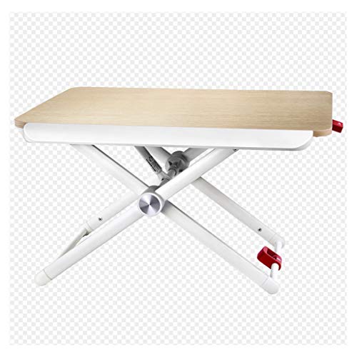 Arbeitsplatzständer Schreibtisch Notebook Computertisch kann Multifunktions Computerständer Computerständer Büromonitor Hebeständer Klapptisch (Farbe: A) von SHQ