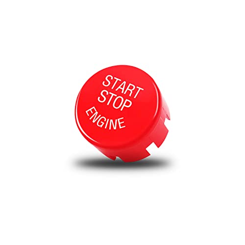 Roter Start-Stopp-Schalter für BMW F30 F10 F20 F22 F32 F15 F48 G30 G02, passend für F- oder G-Chassis-Codes (F30 mit Startknopf) von SHSBSCAR
