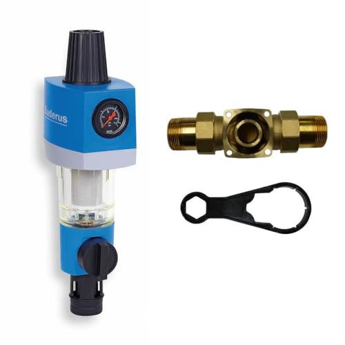 Buderus Hauswasserfilter Logafix mit Rückspülfilter und Druckminderer, 1 Zoll Anschluss, 1 Stück von Buderus