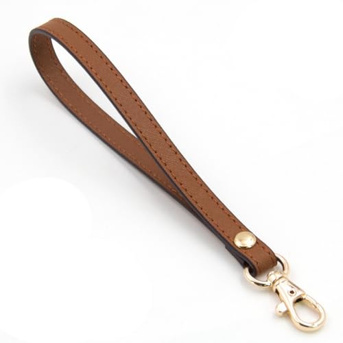 SHTGOI Handgelenkschlaufe Leder Ersatzband Handtasche Taschengriffe Kurz Handtaschen Riemen mit Karabiner Gold Leder Handschlaufe DIY Wristlet Strap Wallet Leder Trageriemen für Taschen SHTGOI Handgelenkschlaufe Leder Ersatzband Handtasche Taschengriffe Kurz Handtaschen Riemen mit Karabiner Gold Leder Handschlaufe DIY Wristlet Strap Wallet Leder Trageriemen für Taschen von SHTGOI