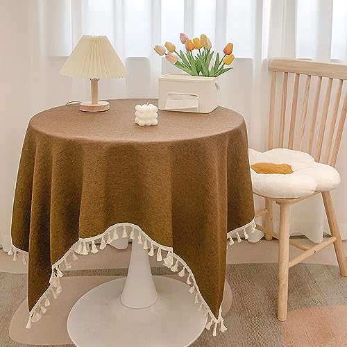 SHTGOI Tischdecke Baumwolle 80 * 120CM Quaste Baumwolle und Leinen Tischtuch Couchtisch Abwaschbar Table Cloth Baumwoll-Leinen für Küche Essen Tischdekoration Garten Tischdecke SHTGOI Tischdecke Baumwolle 80 * 120CM Quaste Baumwolle und Leinen Tischtuch Couchtisch Abwaschbar Table Cloth Baumwoll-Leinen für Küche Essen Tischdekoration Garten Tischdecke von SHTGOI