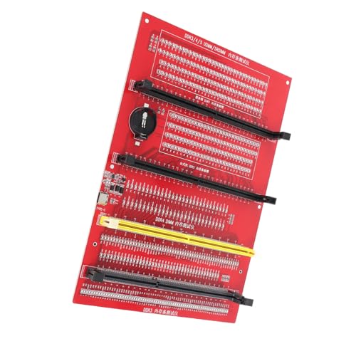 RAM -Speicherdiagnose -Testerkarte 4 in 1 Desktop DDR3, DDR4, DDR5UDMM, DDR5RDIMM -Analysator mit Licht, Geeignet für die Reparatur von Desktop- und Servercomputern von SHUAIGUO