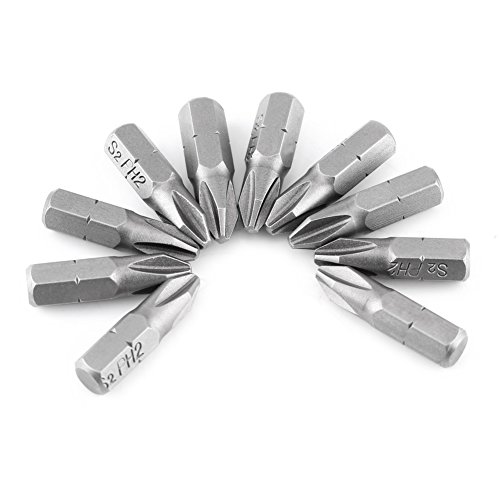 SHUAIGUO 10 Pcs Magnetische Ph2 -Cross -Kopf Schraubendreherbits, 25 Mm Länge 1/4 Zoll Sechskant Shank Set S2 Legierungstahl, Universeller Anpassung und Sicherer Magnetgriff für Elektrische Bohrer SHUAIGUO 10 Pcs Magnetische Ph2 -Cross -Kopf Schraubendreherbits, 25 Mm Länge 1/4 Zoll Sechskant Shank Set S2 Legierungstahl, Universeller Anpassung und Sicherer Magnetgriff für Elektrische Bohrer von SHUAIGUO