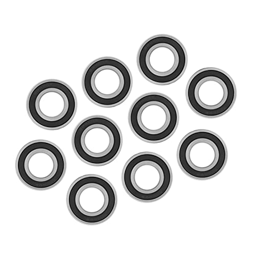 SHUAIGUO 10pcs 6004 2RS1 Gummi Versiegelte Deep Groove -Kugellager 20x42x12 Mm, Hochwertiger Stahl, Langes Lebensdauer, für Kleine Hobbyprojekte von SHUAIGUO