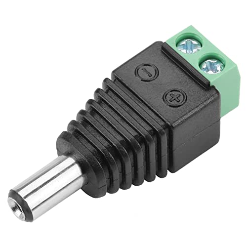 SHUAIGUO 10pcs DC Power Männlicher Stecker -Jack -Anschluss Adapteranschluss, 5,5 X 2,1 Mm, kein Löten Erforderlich, Einfache Installation, Professioneller Look für CCTV Kameraverbindung SHUAIGUO 10pcs DC Power Männlicher Stecker -Jack -Anschluss Adapteranschluss, 5,5 X 2,1 Mm, kein Löten Erforderlich, Einfache Installation, Professioneller Look für CCTV Kameraverbindung von SHUAIGUO