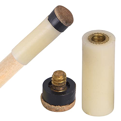 SHUAIGUO 10pcs Snooker Pool Tipp Reparaturwerkzeug Ersatzzubehör für Billardspieler (11mm) von SHUAIGUO