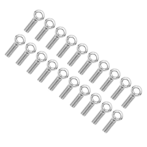 SHUAIGUO 20pcs M6 304 Edelstahl -Heben von Augenschrauben, Hochleistungsmaschinen -Schulter Augenmuttern mit Tiefen Faden Zum Sicheren Befestigen und Einfache Demontage SHUAIGUO 20pcs M6 304 Edelstahl -Heben von Augenschrauben, Hochleistungsmaschinen -Schulter Augenmuttern mit Tiefen Faden Zum Sicheren Befestigen und Einfache Demontage von SHUAIGUO