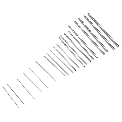 SHUAIGUO 20pcs Mini Drill Bohrbit Set 0,3-1,6 Mm, HSS-Präzisions-Handwerkswerkzeug, Robust und Präzise, für Holz, Plastik, Uhrenreparatur, Modellherstellung, Hobbyarbeit SHUAIGUO 20pcs Mini Drill Bohrbit Set 0,3-1,6 Mm, HSS-Präzisions-Handwerkswerkzeug, Robust und Präzise, für Holz, Plastik, Uhrenreparatur, Modellherstellung, Hobbyarbeit von SHUAIGUO