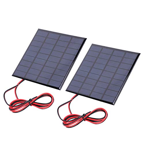 SHUAIGUO 2W Solarpanel 9V Polysilicon Lademodul mit 100 Cm Kabel für Spielzeuglandschaftslichter Im Freien SHUAIGUO 2W Solarpanel 9V Polysilicon Lademodul mit 100 Cm Kabel für Spielzeuglandschaftslichter Im Freien von SHUAIGUO