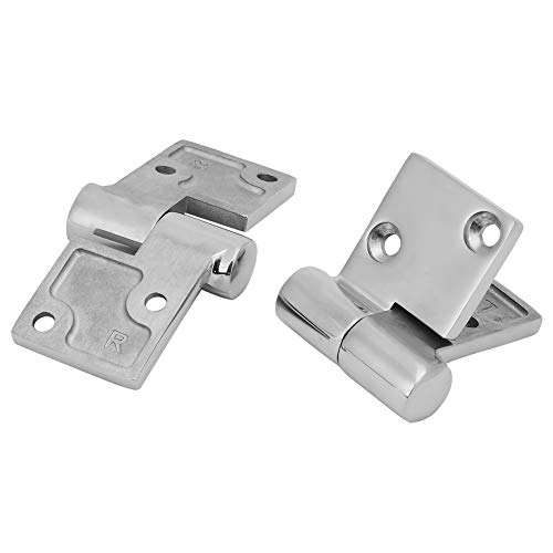 SHUAIGUO 2pcs Linke und Rechte Edelstahlscharnier - 90x38 Mm, Schweres, Einfaches Demontage, Glattes Finish für Bootsdeckszubehör SHUAIGUO 2pcs Linke und Rechte Edelstahlscharnier - 90x38 Mm, Schweres, Einfaches Demontage, Glattes Finish für Bootsdeckszubehör von SHUAIGUO