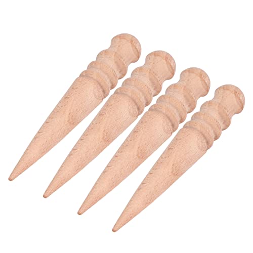 SHUAIGUO 4 Grooves Slicker Leder Burnisher -Werkzeug, Sich Verjüngte Buchen, 145 Mm Länge, Max SHUAIGUO 4 Grooves Slicker Leder Burnisher -Werkzeug, Sich Verjüngte Buchen, 145 Mm Länge, Max von SHUAIGUO