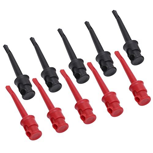 SHUAIGUO 5 Sets Test Hakenschweißtyp Multimeter Mini Grabber -Clips J.30007, Kupfer und Edelstahl, Isoliert für Schaltetests SHUAIGUO 5 Sets Test Hakenschweißtyp Multimeter Mini Grabber -Clips J.30007, Kupfer und Edelstahl, Isoliert für Schaltetests von SHUAIGUO