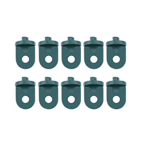 SHUAIGUO 50pc Plant Hanger Haken Treibhausblütenstütze Rebe Clips Plastik Einfach Einsatz Installation (Grün) von SHUAIGUO