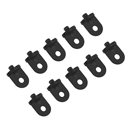 SHUAIGUO 50pc Plant Hanger Haken Treibhausblütenstütze Rebe Clips Plastik Einfach Einsatz Installation (Schwarz) von SHUAIGUO