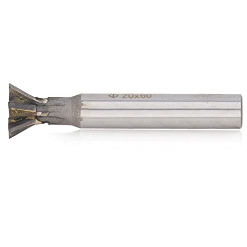SHUAIGUO 60 Grad Carbid-Schwalbenschwanzschneider, 20 Mm 6 Flötenschlitzmühlenwerkzeug, Gerade Schafts, Hohe Haltbarkeit für Edelstahl, Gusseisen und Nichteisenmetalle SHUAIGUO 60 Grad Carbid-Schwalbenschwanzschneider, 20 Mm 6 Flötenschlitzmühlenwerkzeug, Gerade Schafts, Hohe Haltbarkeit für Edelstahl, Gusseisen und Nichteisenmetalle von SHUAIGUO