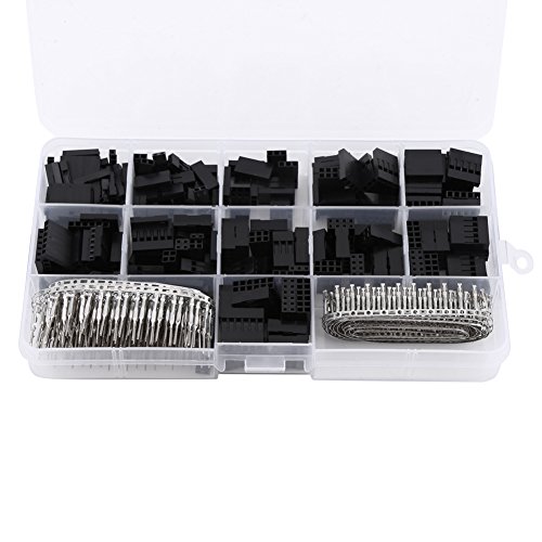 SHUAIGUO 620pcs Jumper Drahtkabel -Stift -Stift Stecker Steckergehäuse Kit, Männliche/weibliche Krimpinsanterminal mit Aufbewahrungsbox für Elektronikprototyping SHUAIGUO 620pcs Jumper Drahtkabel -Stift -Stift Stecker Steckergehäuse Kit, Männliche/weibliche Krimpinsanterminal mit Aufbewahrungsbox für Elektronikprototyping von SHUAIGUO