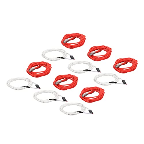 SHUAIGUO 6pcs -Thermistordrähte mit Terminalen und 6pcs Heizstangen 24 V 40W - Rostbezogener Edelstahl, Breite Kompatibilität, Sicher und Effizient für 3D Drucker Hot End von SHUAIGUO
