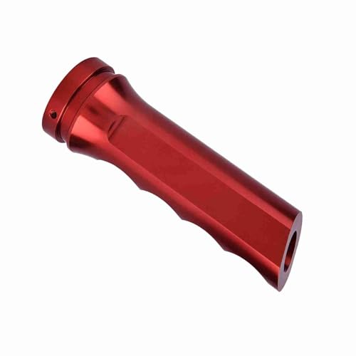 SHUAIGUO Aluminium Handbremsabdeckung Universal Car Interior Griff Protektorhülle Klassisches Design (Rot) von SHUAIGUO