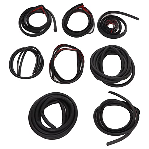 SHUAIGUO Autoschalldichtungs-Versiegelungskit, 8-Stk-Reduzierung von Gummigeräuschstreifen für 2020-2023, Ganzkörperabdeckung, Verbesserte Versiegelung, Ruhige Fahrumgebung von SHUAIGUO