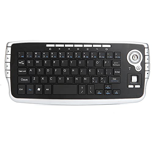 SHUAIGUO E30 2,4 GHz Wireless Keyboard mit Trackball Maus Scrollrad Fernbedienung für Android TV Box Smart TV PC Notebook Silber SHUAIGUO E30 2,4 GHz Wireless Keyboard mit Trackball Maus Scrollrad Fernbedienung für Android TV Box Smart TV PC Notebook Silber von SHUAIGUO
